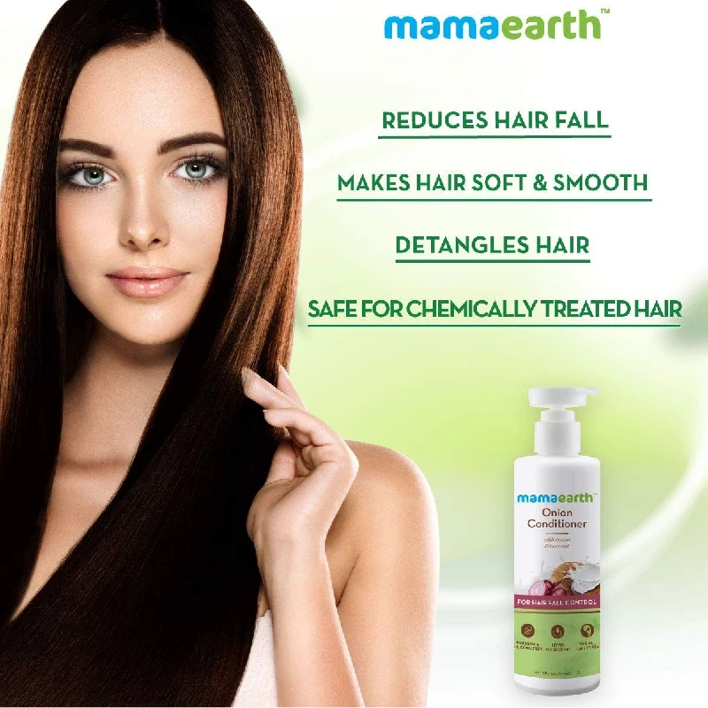 Mamaearth Onion Anti Hair Fall Express Kit with Shampoo + Conditioner for Hair Fall Control, Pack of 2-11.webp